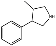 3-Methyl-4-phenylpyrrolidine Struktur