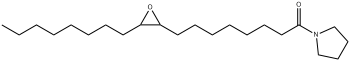 1-[8-(3-Octyloxiran-2-yl)octanoyl]pyrrolidine Struktur