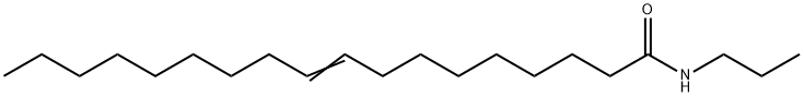 N-Propyl-9-octadecenamide Struktur