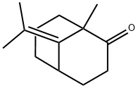 1-Methyl-9-(1-methylethylidene)bicyclo[3.3.1]nonan-2-one Struktur