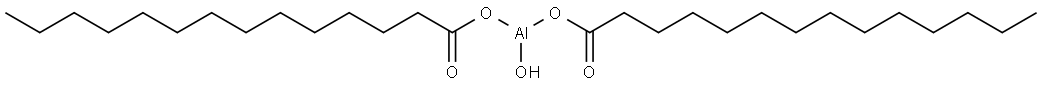 hydroxybis(myristato-O)aluminium Struktur