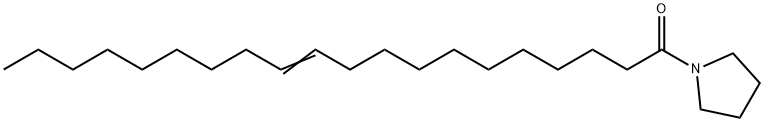 Pyrrolidine, 1-(1-oxo-11-eicosenyl)- Struktur