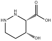 3-Pyridazinecarboxylic acid, hexahydro-4-hydroxy-, (3S,4R)- (9CI) Struktur