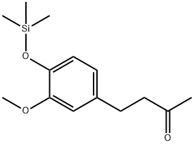 4-[3-Methoxy-4-[(trimethylsilyl)oxy]phenyl]-2-butanone Struktur