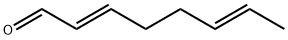 (2E,6E)-2,6-octadienal Struktur