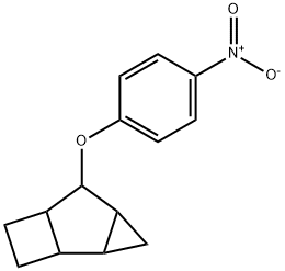 5-(4-Nitrophenoxy)tricyclo[4.2.0.02,4]octane Struktur