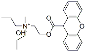 メチルジプロピル[2-[(9H-キサンテン-9-イルカルボニル)オキシ]エチル]アンモニウムヒドロキシド