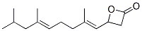 4-(2,6,8-Trimethyl-1,5-nonadienyl)oxetan-2-one Struktur