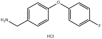 4-(4-FLUOROPHENOXY)BENZYLAMINE HYDROCHLORIDE|4-(4-氟苯氧基)芐胺鹽酸鹽