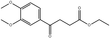 ETHYL 4-(3,4-DIMETHOXYPHENYL)-4-OXOBUTYRATE Struktur