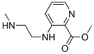 2-Pyridinecarboxylicacid,3-[[2-(methylamino)ethyl]amino]-,methylester(9CI) Struktur