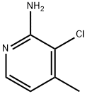 2-AMINO-3-CHLORO-4-PICOLINE Struktur