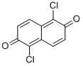 2,6-Naphthalenedione, 1,5-dichloro- Struktur