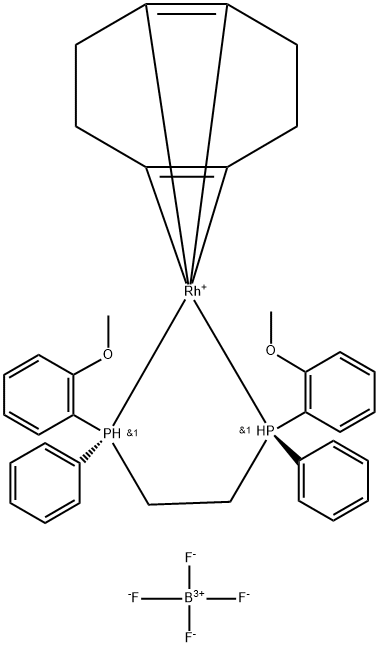 (R,R)-(-)-1,2-BIS[(O-METHOXYPHENYL)(PHENYL)PHOSPHINO]ETHANE(1,5-CYCLOOCTADIENE)RHODIUM (I) TETRAFLUOROBORATE