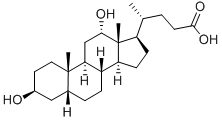 5beta-Cholanic acid-3beta,12alpha-diol Struktur