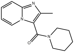 Piperidine, 1-[(2-methylimidazo[1,2-a]pyridin-3-yl)carbonyl]- (9CI) Struktur