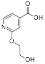 4-Pyridinecarboxylicacid,2-(2-hydroxyethoxy)-(9CI) Struktur