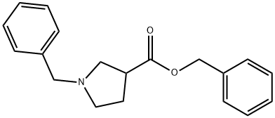 Benzyl N-Benzylpyrrolidine-3-carboxylate Structure