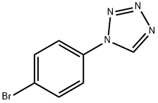 1-(4-Bromo-Phenyl)-1H-tetrazol Struktur