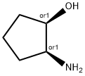 Cyclopentanol,2-amino-,(1R,2S)-rel-(9CI) Struktur