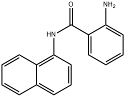 2-amino-N-(1-naphthyl)benzamide Struktur