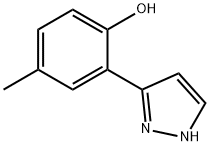 3-(2-HYDROXY-5-METHYLPHENYL)PYRAZOLE Struktur