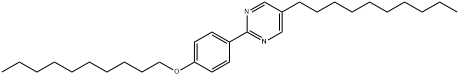 5-Decyl-2-[4-(decyloxy)-phenyl]-pyrimidine Struktur