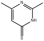 4(1H)-Pyrimidinethione, 2,6-dimethyl- (9CI) Struktur