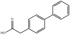 4-Biphenylacetic acid Structure