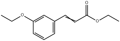 TRANS-3-ETHOXYCINNAMIC ACID Struktur