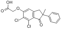 Indacrinone Struktur