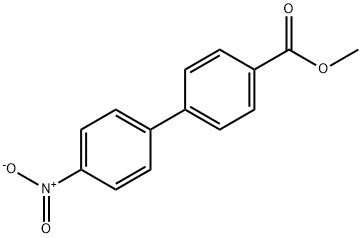 METHYL 4'-NITRO[1,1'-BIPHENYL]-4-CARBOXYLATE Struktur