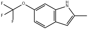 1H-INDOLE, 2-METHYL-6-(TRIFLUOROMETHOXY)- Struktur