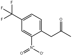 1-(2-Nitro-4-trifluoroMethyl-phenyl)-propan-2-one Struktur