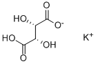 POTASSIUM HYDROGEN D-TARTRATE Struktur