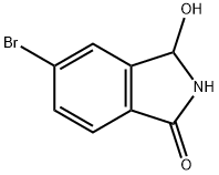 5-bromo-3-hydroxyisoindolin-1-one Struktur