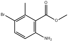 Methyl 6-amino-3-bromo-2-methylbenzoate, 98% Struktur