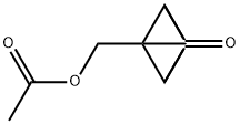 Tricyclo[2.1.0.02,5]pentanone, 1-[(acetyloxy)methyl]- (9CI) Struktur