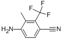 4-AMINO-3-METHYL-2-(TRIFLUOROMETHYL)BENZONITRILE Struktur