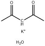 POTASSIUM ACETYLACETONATE HEMIHYDRATE Struktur