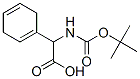 alpha-[[(1,1-dimethylethoxy)carbonyl]amino]cyclohexa-1,4-diene-1-acetic acid Struktur