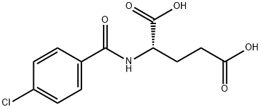 N-(4-クロロベンゾイル)-L-グルタミン酸 化學(xué)構(gòu)造式