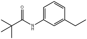 Propanamide, N-(3-ethylphenyl)-2,2-dimethyl- (9CI) Struktur