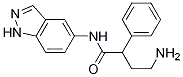 Benzeneacetamide, α-(2-aminoethyl)-N-1H-indazol-5-yl- Struktur