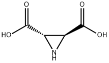 2,3-dicarboxyaziridine Struktur