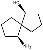 Spiro[4.4]nonan-1-ol, 6-amino-, (1S,5S,6S)- (9CI) Struktur