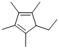 ETHYLTETRAMETHYLCYCLOPENTADIENE Struktur