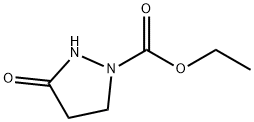 1-Pyrazolidinecarboxylic  acid,  3-oxo-,  ethyl  ester Struktur