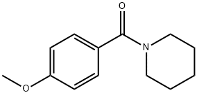 Piperidino(4-methoxyphenyl) ketone Struktur