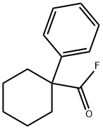 Cyclohexanecarbonyl fluoride, 1-phenyl- (9CI) Struktur